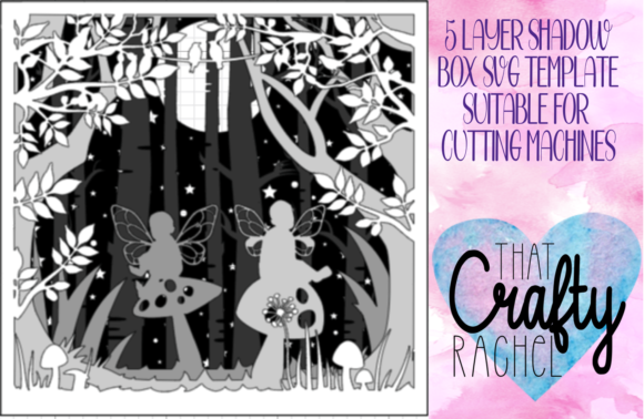 Baby Fairy Layered Shadow Box: A 3D SVG Review