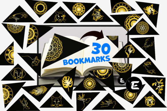 Black and Gold Bookmark Bundle: A Designer's Review