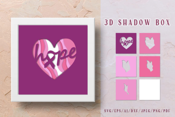 Breast Cancer 3D Shadow Box: A Seller's Review of this 3D SVG