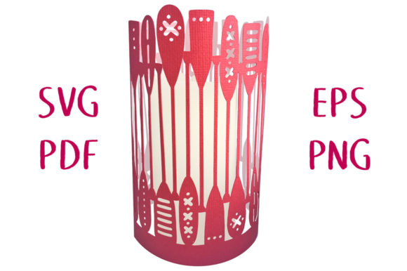 Canoe Paddle Lantern 3D SVG: A Shape Review