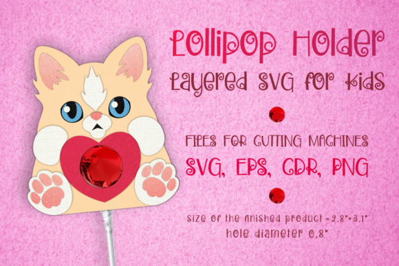 Cat Lollipop Holder: A 3D SVG Shapes Review