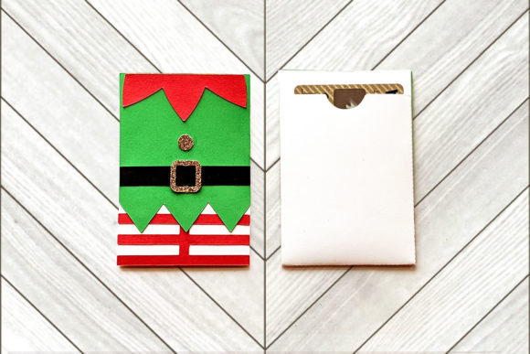 Christmas Elf Gift Card Holder 3D SVG Review