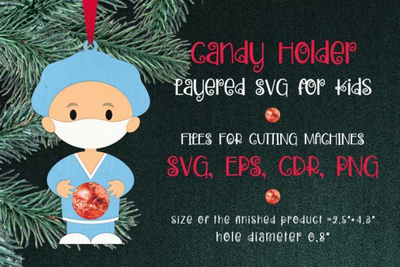 Doctor Christmas Ornament Candy Holder: A 3D SVG Review