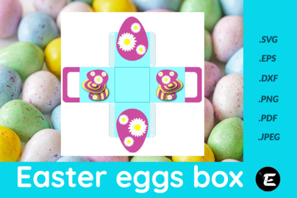 Easter Eggs Box: 3D SVG Shapes for Branding