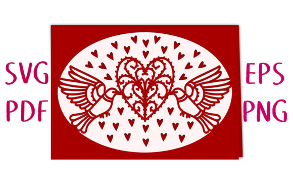 Flying Doves Heart: A 3D SVG for Elegant Shapes