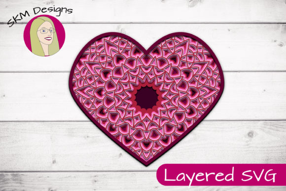 Layered Heart Mandala: A Designer's Review for Embroidery