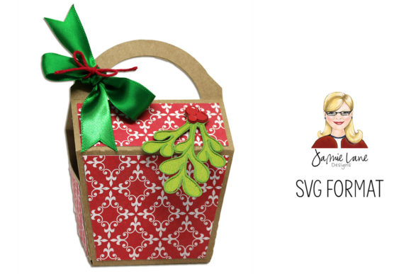 Mistletoe Favor Box: A 3D SVG Christmas Asset Review