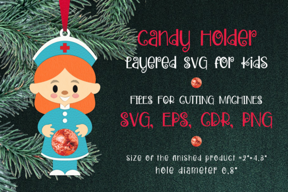 Nurse Christmas Ornament Candy Holder: 3D SVG Review