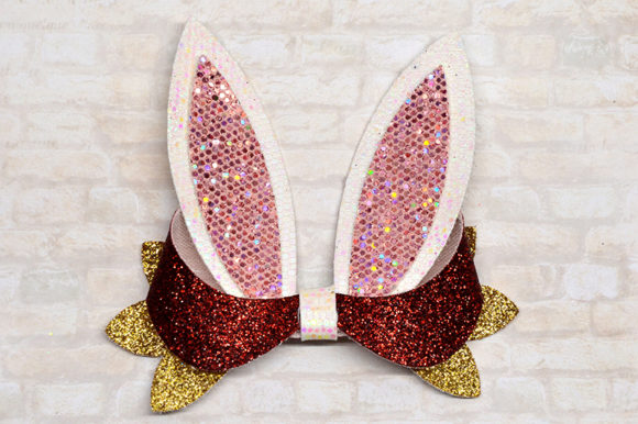 Rabbit Ears Bow Template: A 3D SVG for Shapes