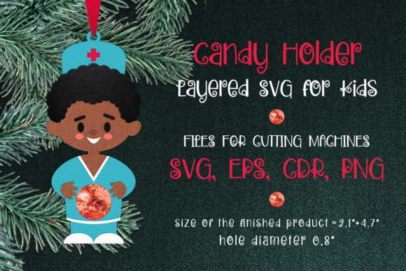 Review: 3D SVG Black Man Doctor Christmas Ornament