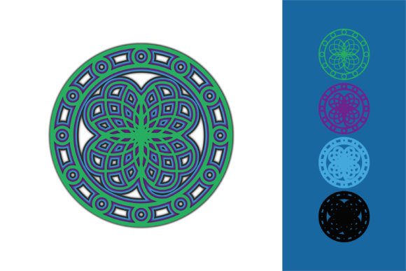 St Patrick Multilayer: 3D SVG for Shadow Boxes